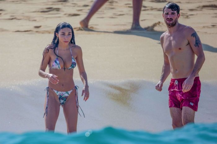 Chantel Jeffries Vacationing In A Colorful Bikini At The Beach In Cabo San Lucas