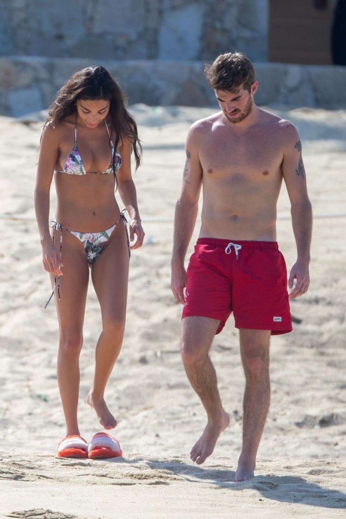 Chantel Jeffries Vacationing In A Colorful Bikini At The Beach In Cabo San Lucas