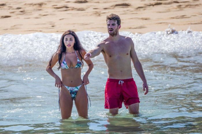 Chantel Jeffries Vacationing In A Colorful Bikini At The Beach In Cabo San Lucas