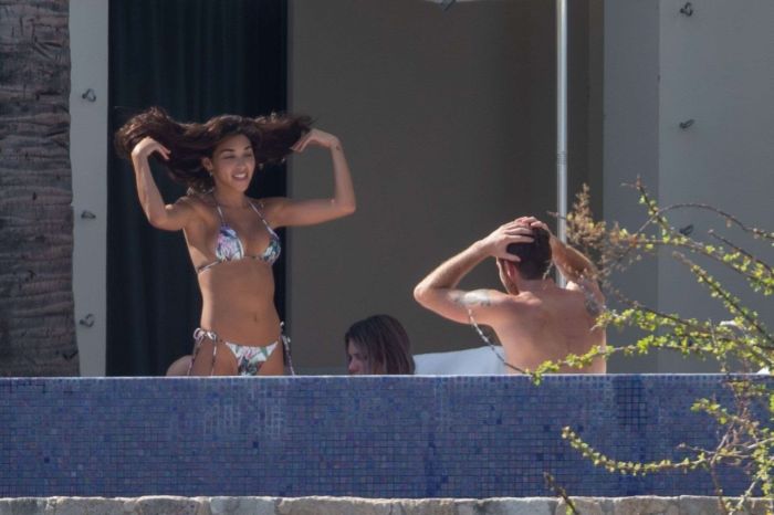 Chantel Jeffries Vacationing In A Colorful Bikini At The Beach In Cabo San Lucas