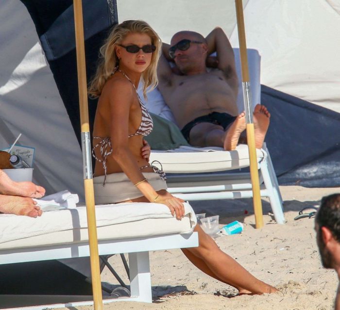 Charlotte Mckinney On A Bikini Vacation At The Beach In Miami