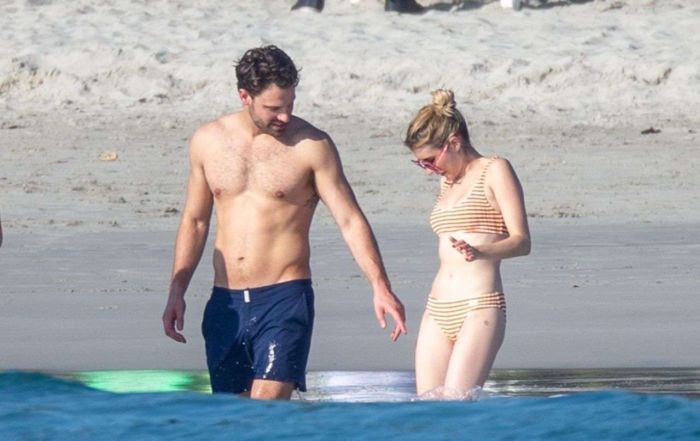 Emma Roberts Vacationing In A Bikini At The Beach