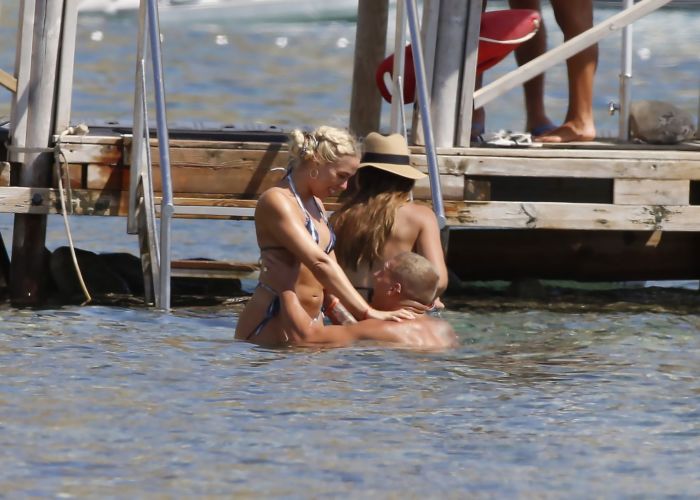 Gabby Allen Candids In Bikini On The Beach In Ibiza