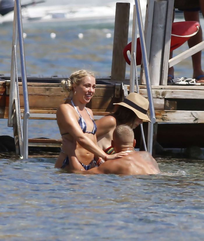 Gabby Allen Candids In Bikini On The Beach In Ibiza