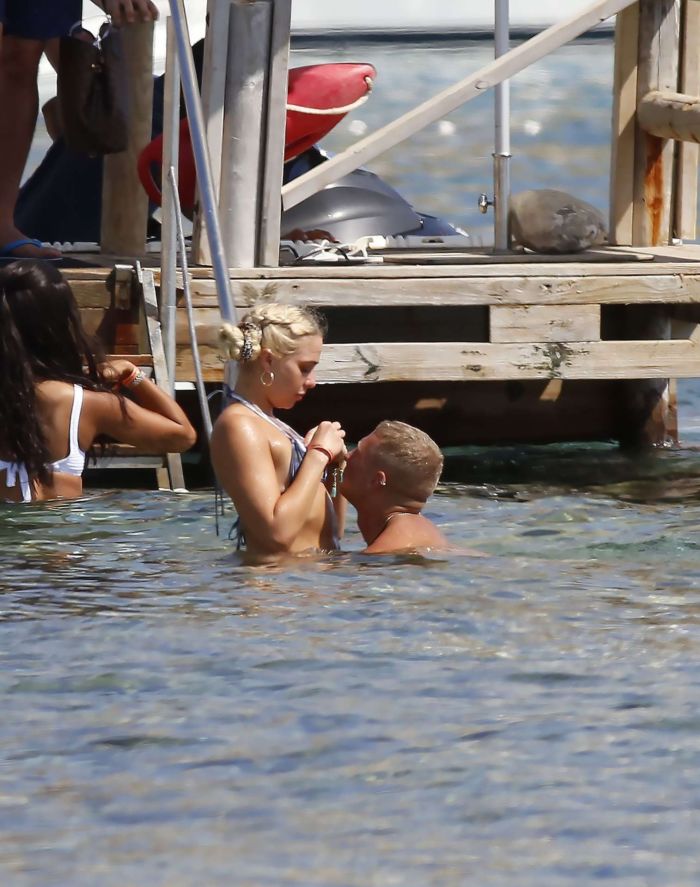Gabby Allen Candids In Bikini On The Beach In Ibiza