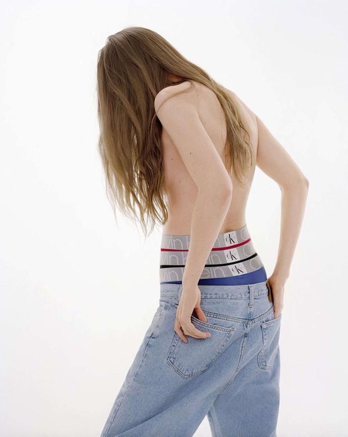 Gigi Hadid Shoots For Calvin Klein Campaign