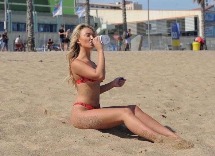 Harley Brash On A Bikini Vacation In Lazarote, Spain