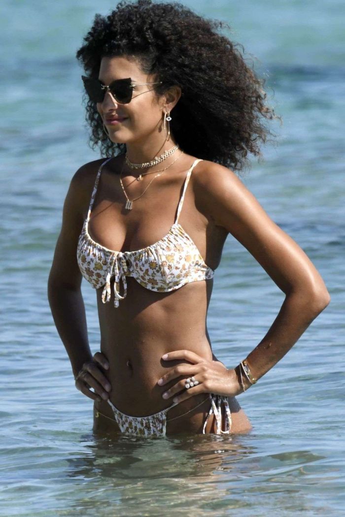Jessica Aidi On A Bikini Vacation At The Beach In Mykonos