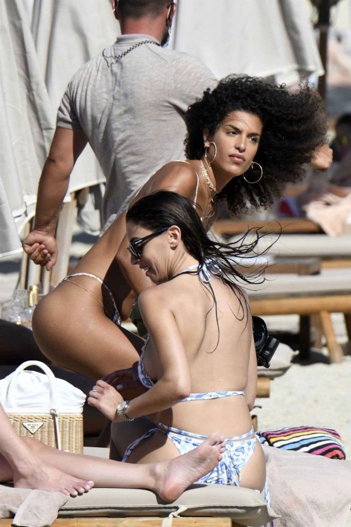 Jessica Aidi On A Bikini Vacation At The Beach In Mykonos