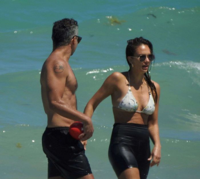 Jessica Alba In Various Bikinis At The Beach In Miami