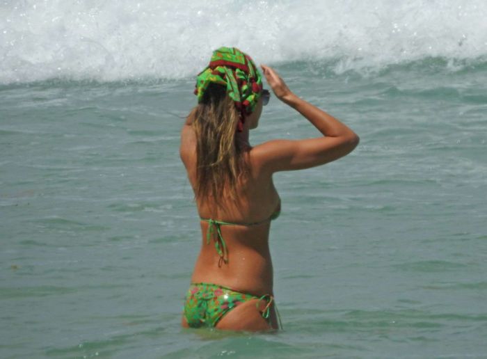Jessica Alba In Various Bikinis At The Beach In Miami