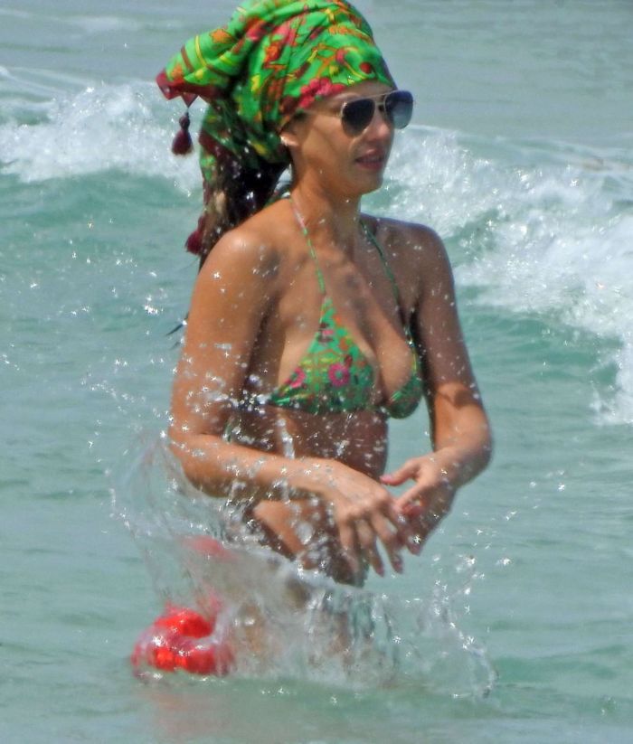 Jessica Alba In Various Bikinis At The Beach In Miami