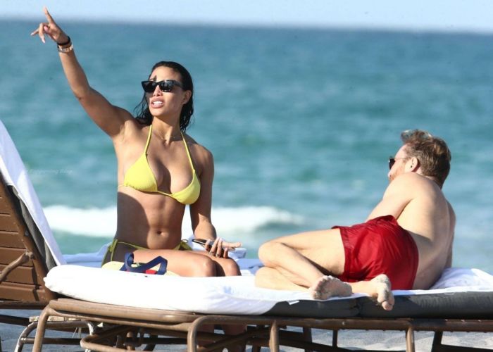 Jessica Ledon On A Romantic Holiday At Miami Beach
