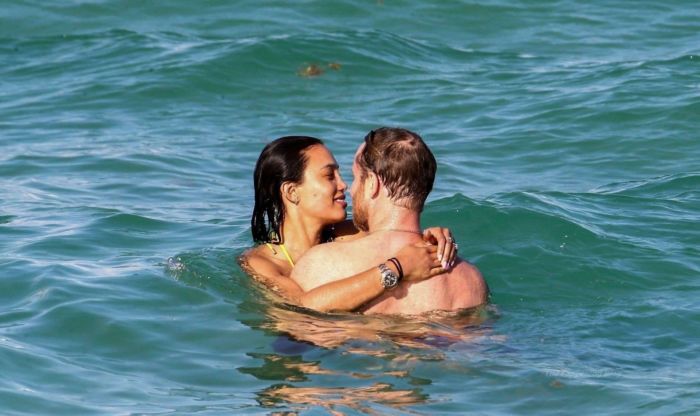 Jessica Ledon On A Romantic Holiday At Miami Beach