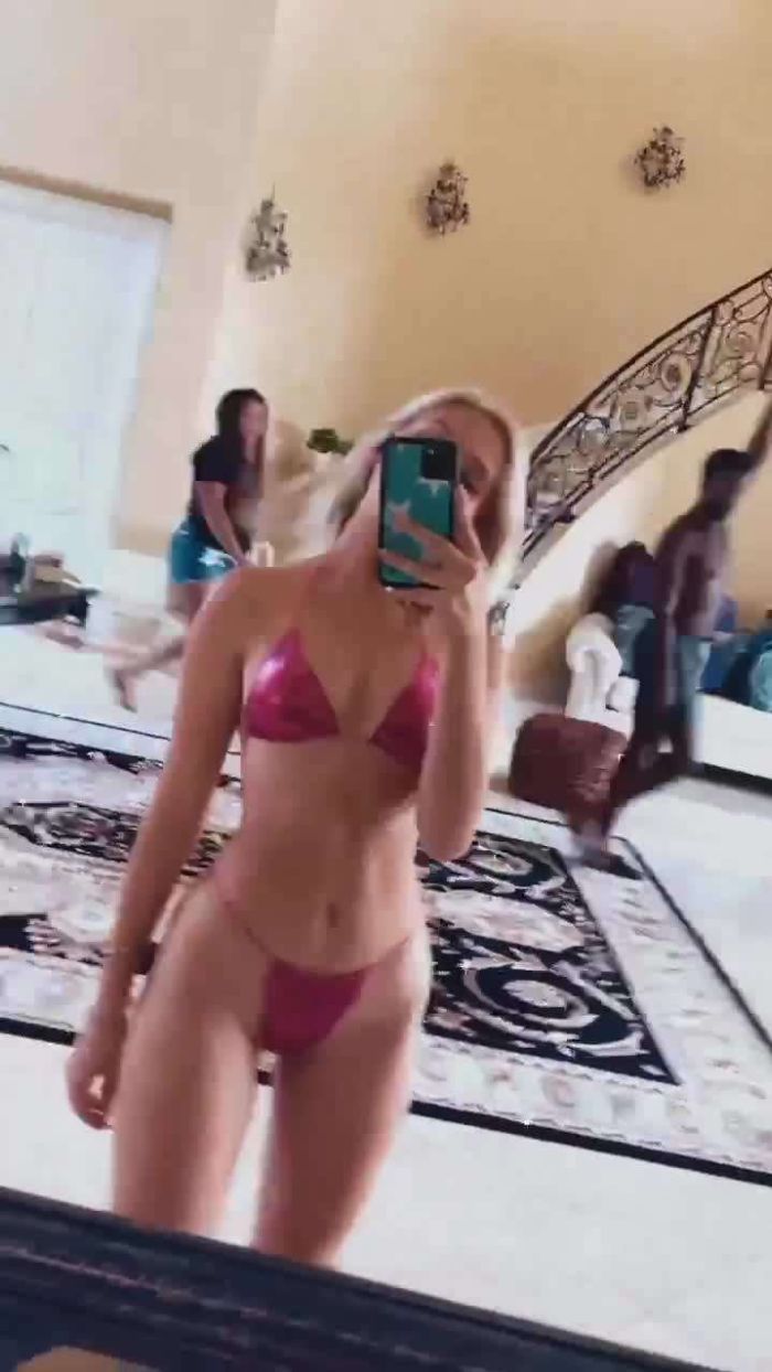 Jordyn Jones In Bikini With Her Friends