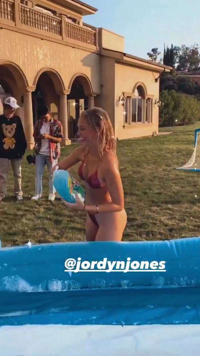 Jordyn Jones In Bikini With Her Friends