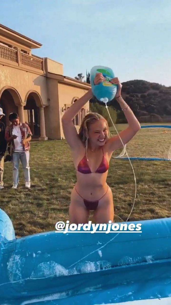 Jordyn Jones In Bikini With Her Friends