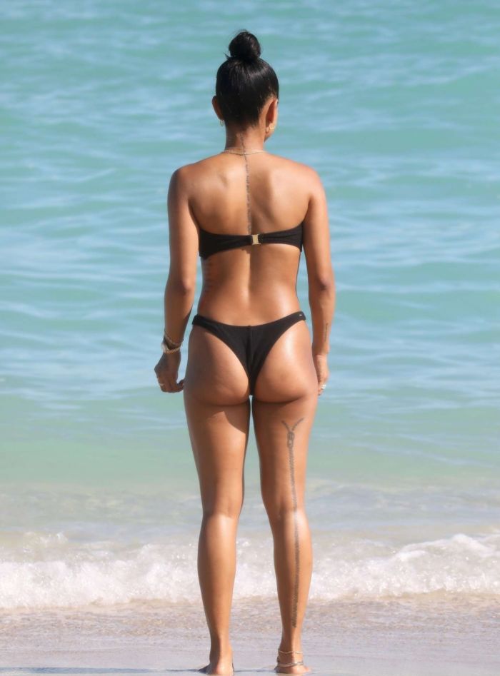 Karrueche Tran And Chantel Jeffries Vacationing In Bikini On The Beach In Miami