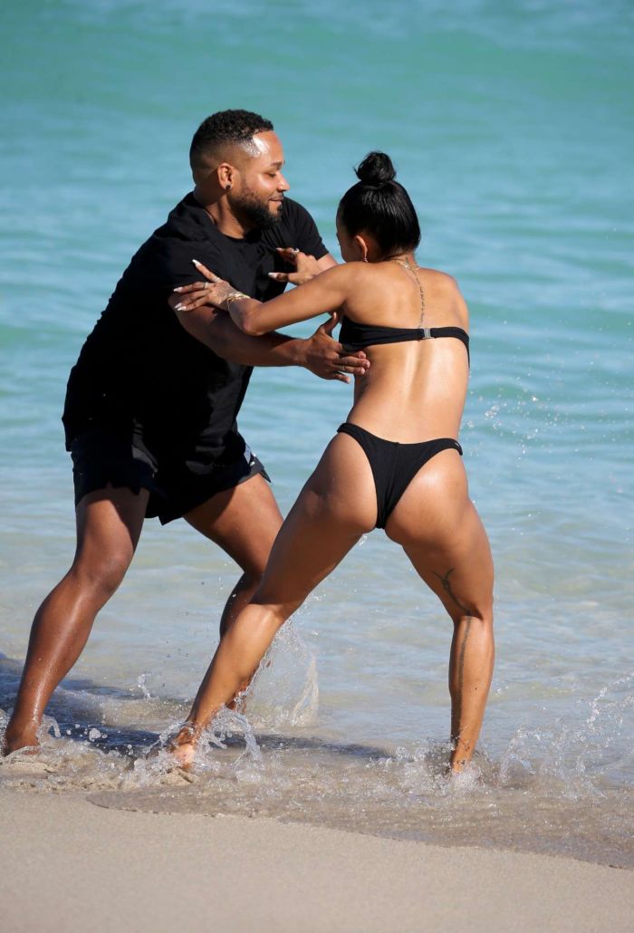Karrueche Tran And Chantel Jeffries Vacationing In Bikini On The Beach In Miami