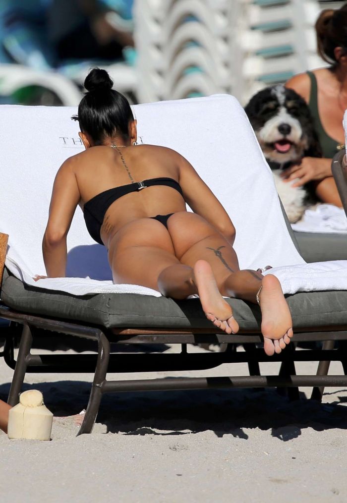 Karrueche Tran And Chantel Jeffries Vacationing In Bikini On The Beach In Miami