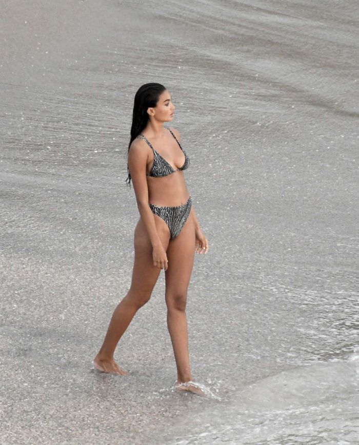 Kelly Gale In Bikini On A Yacht For Victoria's Secret Photoshoot