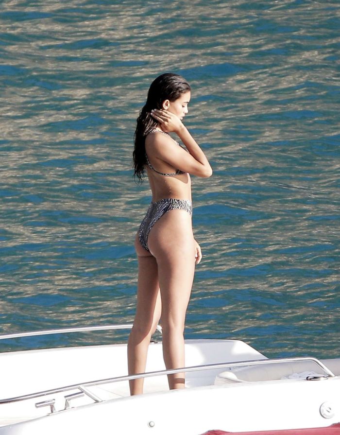 Kelly Gale In Bikini On A Yacht For Victoria's Secret Photoshoot