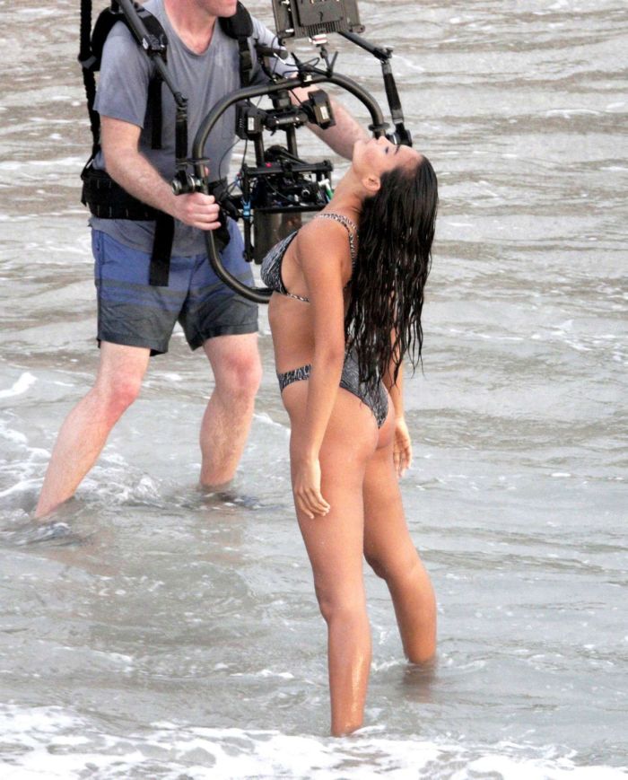 Kelly Gale In Bikini On A Yacht For Victoria's Secret Photoshoot
