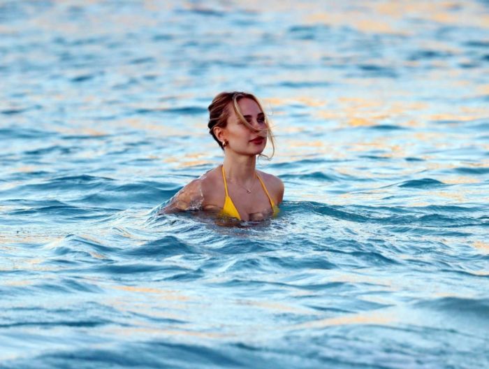 Kimberley Garner Vacationing In Bikini On A Beach In St Barts