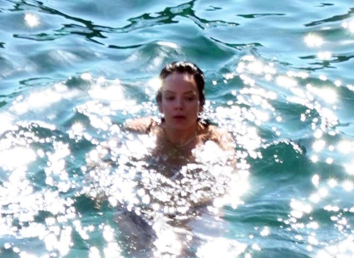 Lily Allen Vacationing In A Bikini At An Island In Capri