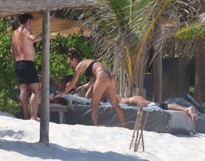 Liza Lash On A Bikini Vacation At The Beach In Tulum