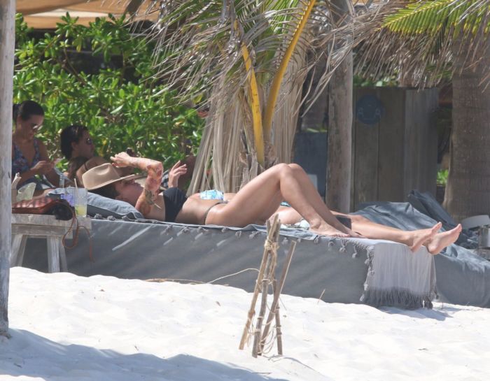 Liza Lash On A Bikini Vacation At The Beach In Tulum