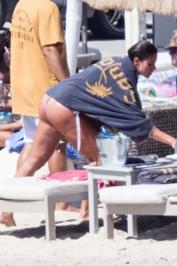 Lucia Javorcekova Vacationing In Bikini At The Beach In Greece