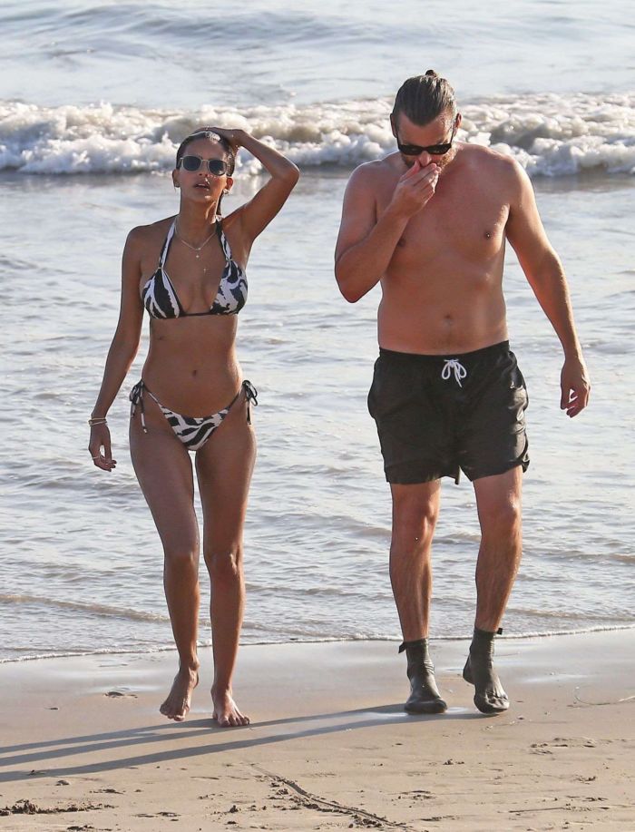 Marcela Braga And Alessandra Ambrosio Enjoying Together In Bikinis At The Beach