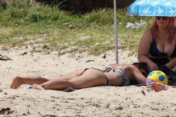 Marina Ivanovic Candids In Bikini On The Beach In Sydney