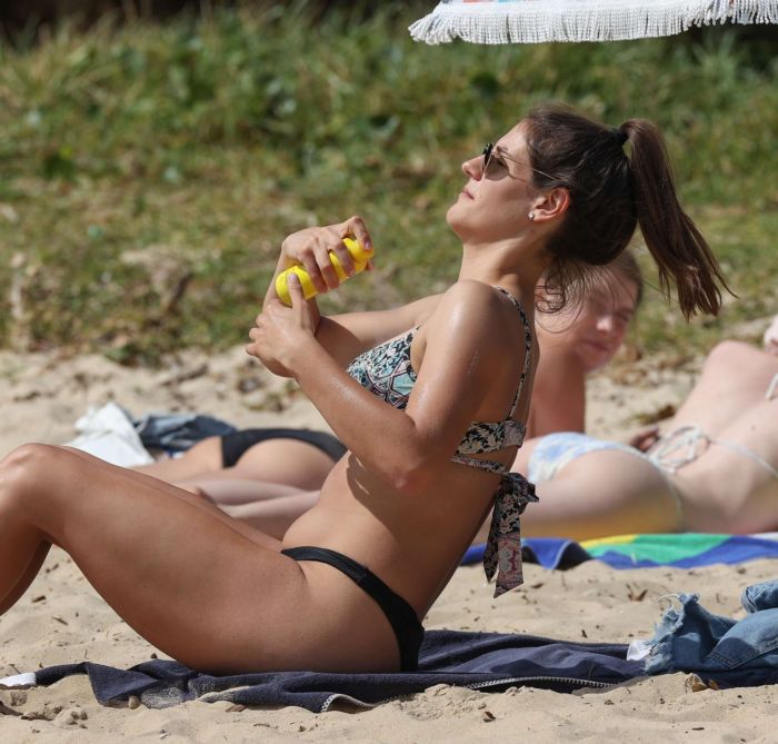 Marina Ivanovic Candids In Bikini On The Beach In Sydney