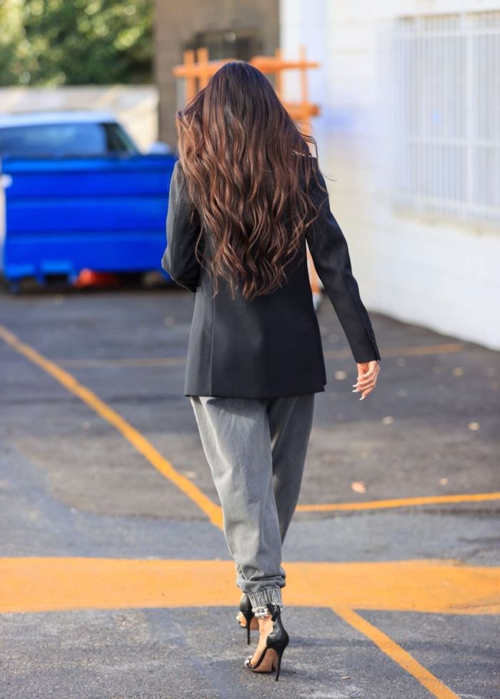 Megan Fox In An Open Blazer For A Photoshoot In Los Angeles