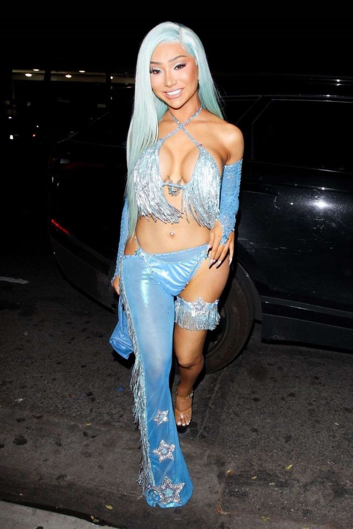 Nikita Dragun Arrives At Madison Beer's 21st Birthday Bash