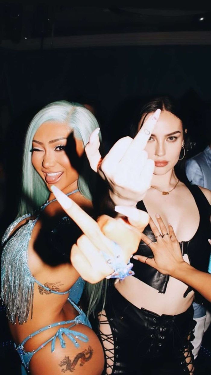 Nikita Dragun Arrives At Madison Beer's 21st Birthday Bash
