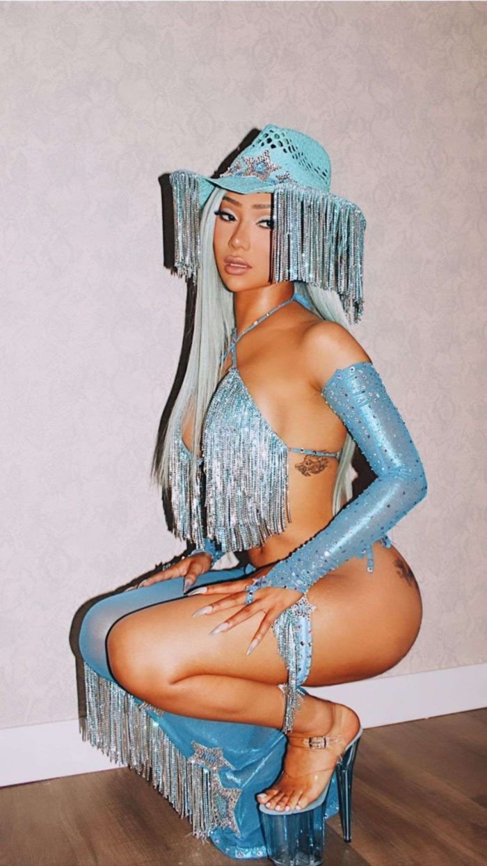 Nikita Dragun Arrives At Madison Beer's 21st Birthday Bash