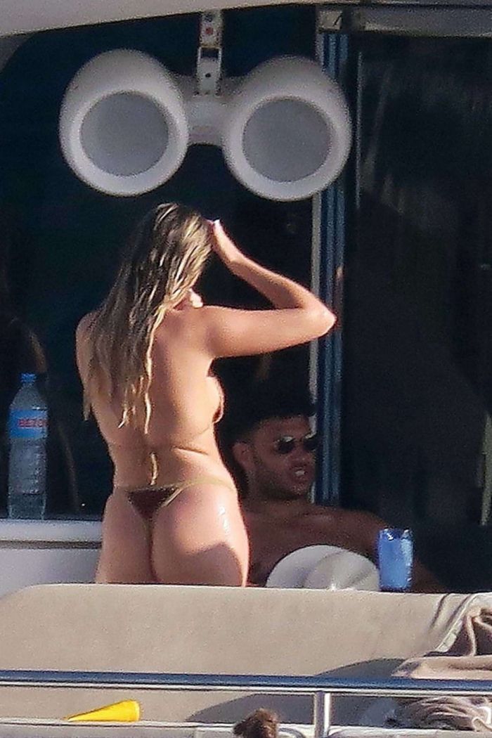Perrie Edwards Surfing In Bikini At The Sea In Ibiza