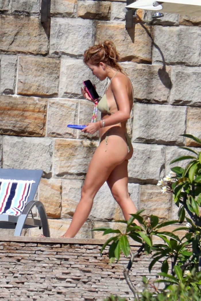 Rita Ora Tanning In Bikini Under The Sun In Sydney
