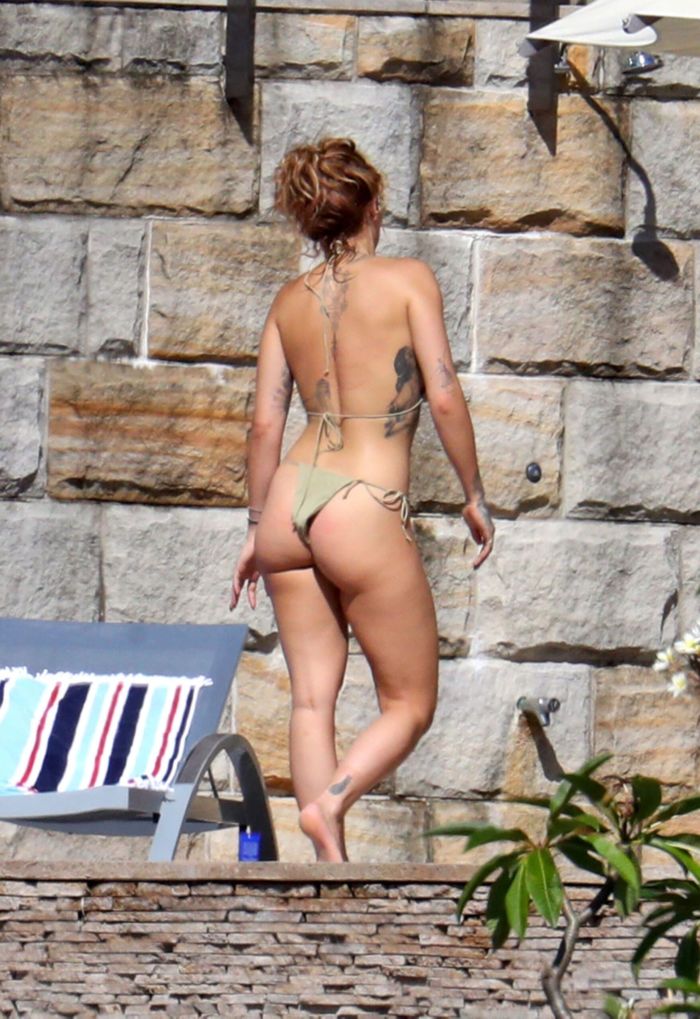 Rita Ora Tanning In Bikini Under The Sun In Sydney