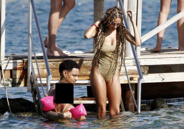 Rose Bertram In Bikini On A Holiday With Her Family In Ibiza