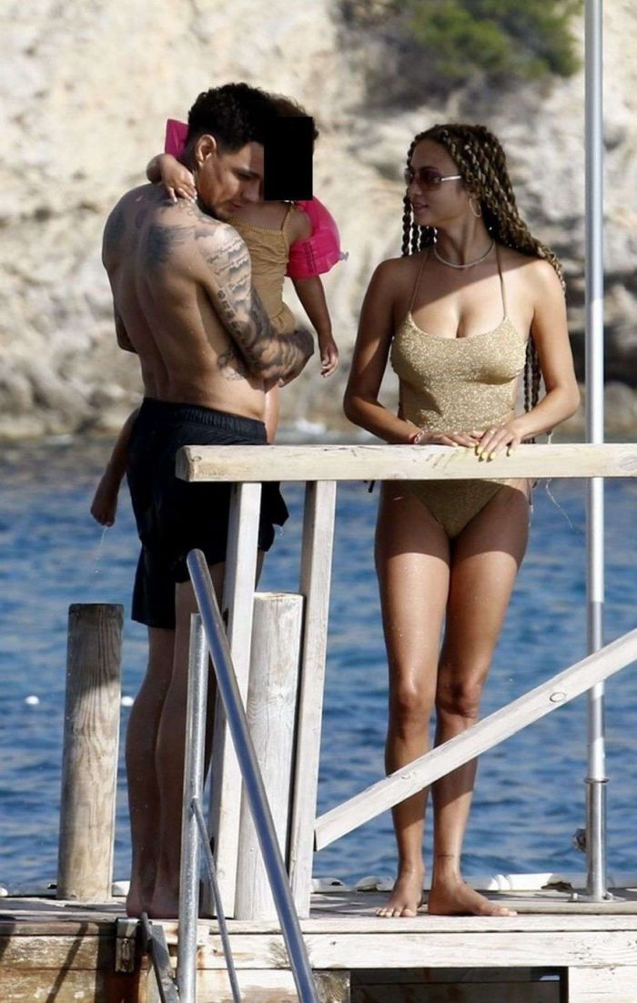 Rose Bertram In Bikini On A Holiday With Her Family In Ibiza