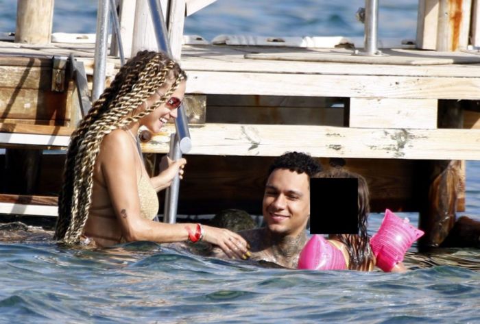 Rose Bertram In Bikini On A Holiday With Her Family In Ibiza