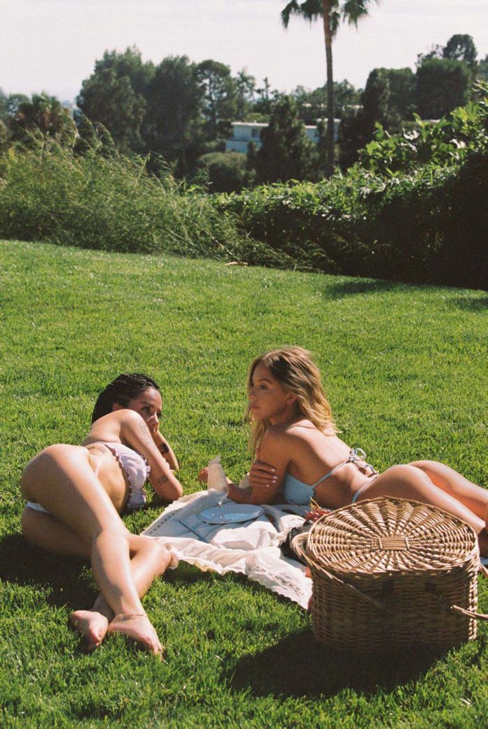 Sydney Sweeney And Halsey For A Swimsuit Photoshoot