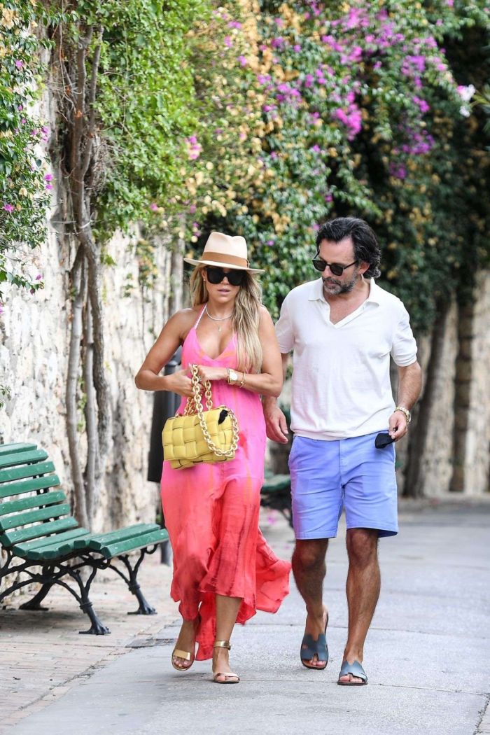 Sylvie Meis In Bikini With Hubby Niclas Castello During Their Honeymoon In Capri