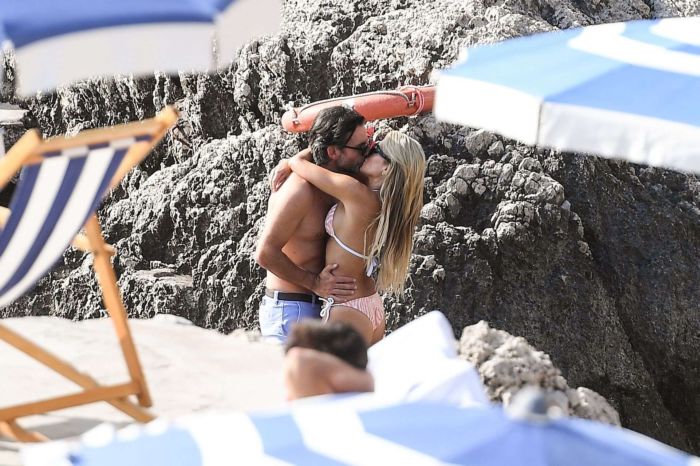 Sylvie Meis In Bikini With Hubby Niclas Castello During Their Honeymoon In Capri