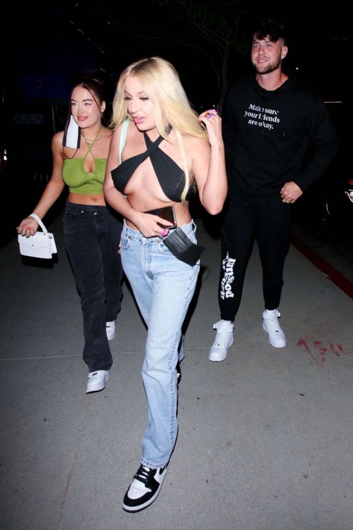 Tana Mongeau In A Crazy Outfit Out In Hollywood