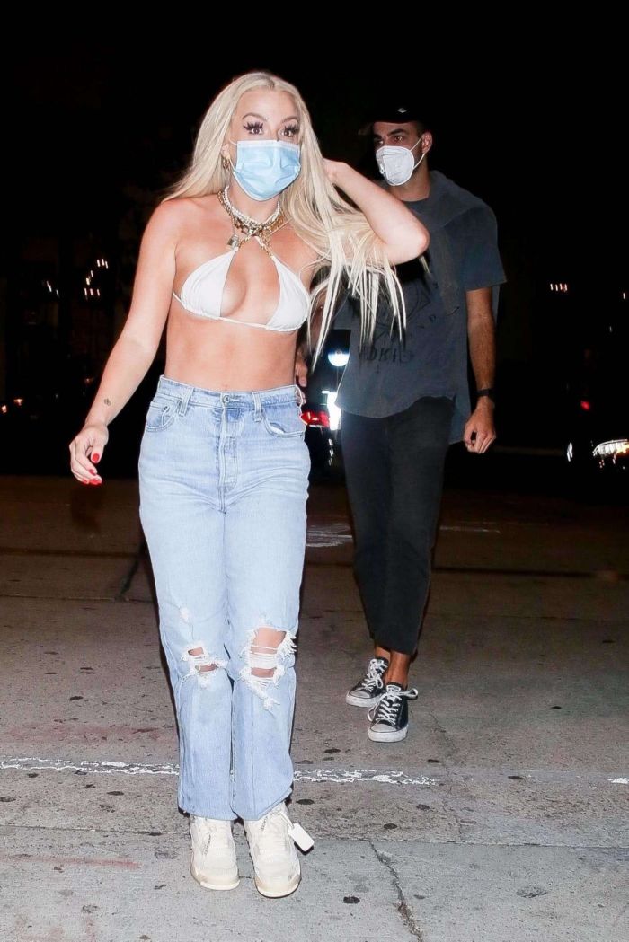 Tana Mongeau Out For A Night Out In West Hollywood